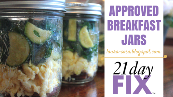 21 Day Fix Approved Breakfast Jars – Scrambled Eggs