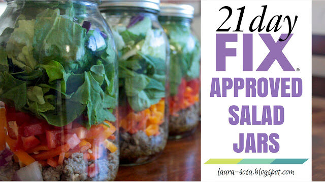 21 Day Fix Approved Salad Jars